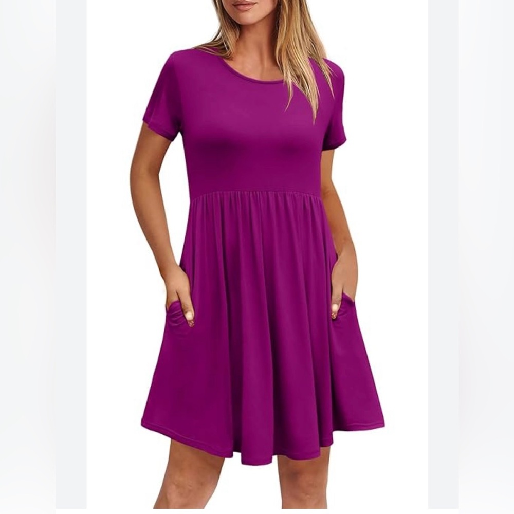 Fun and Flirty  Purple Women's Dress…..644